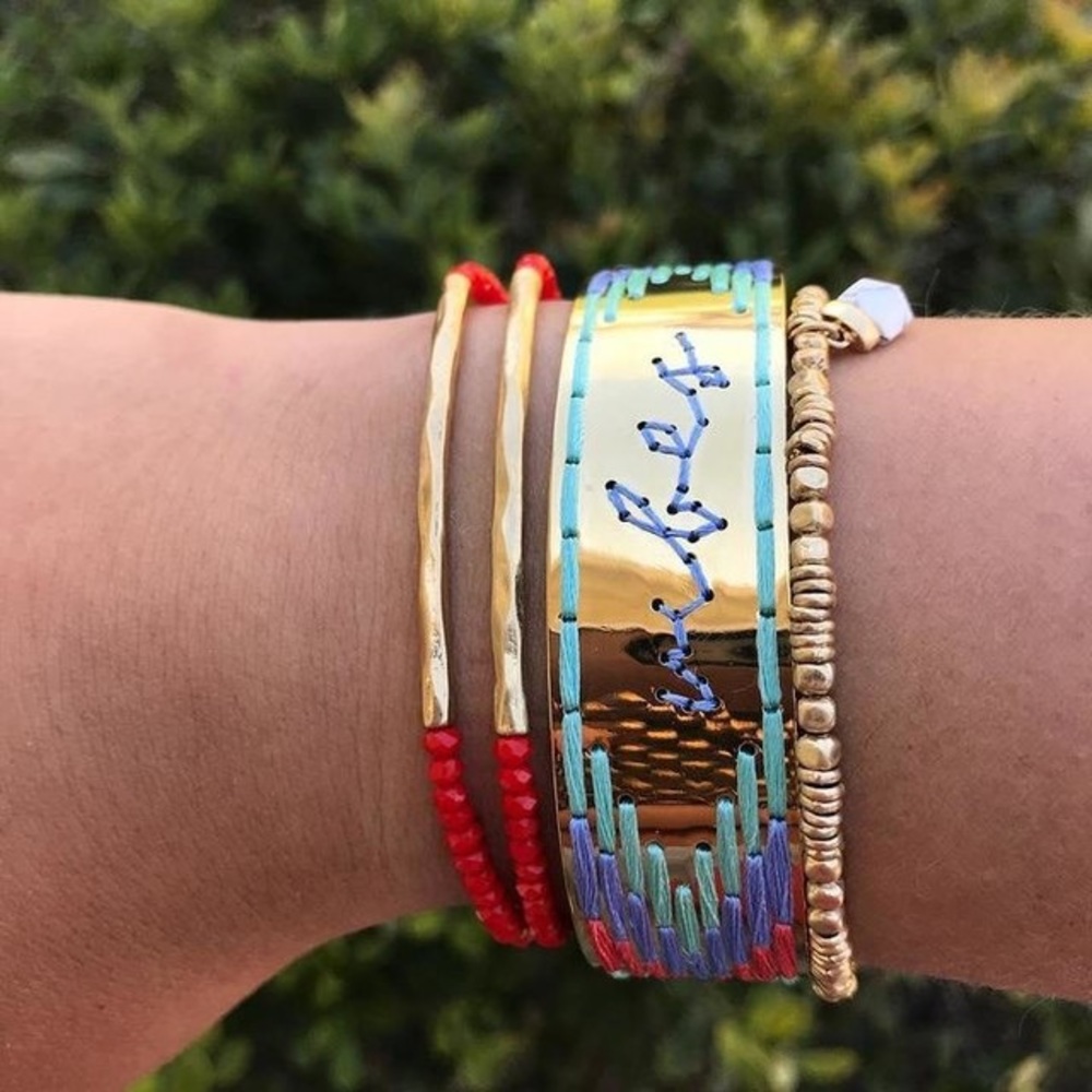 Sailor fringe cuff